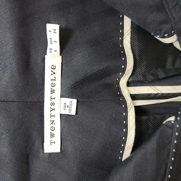 Twenty8twelve,  pinstripe pant, black ,size 2 - Picture 7 of 15